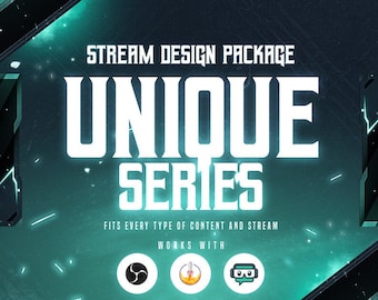 Paquete de superposiciones animadas para Twitch (únicas) [Twitch/Kick/YouTube]