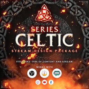 Animiertes Stream Overlay Paket Celtic [Twitch | Kick | YouTube]