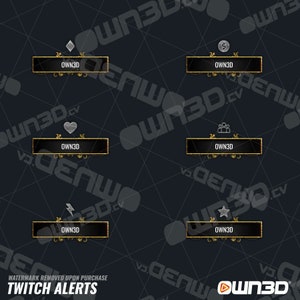 Animated Twitch Overlay Package King [twitch | Kick | Youtube] - Etsy