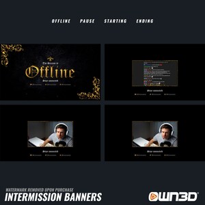 Animated Twitch Overlay Package King [twitch | Kick | Youtube] - Etsy