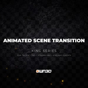 Animated Twitch Overlay Package King [twitch | Kick | Youtube] - Etsy