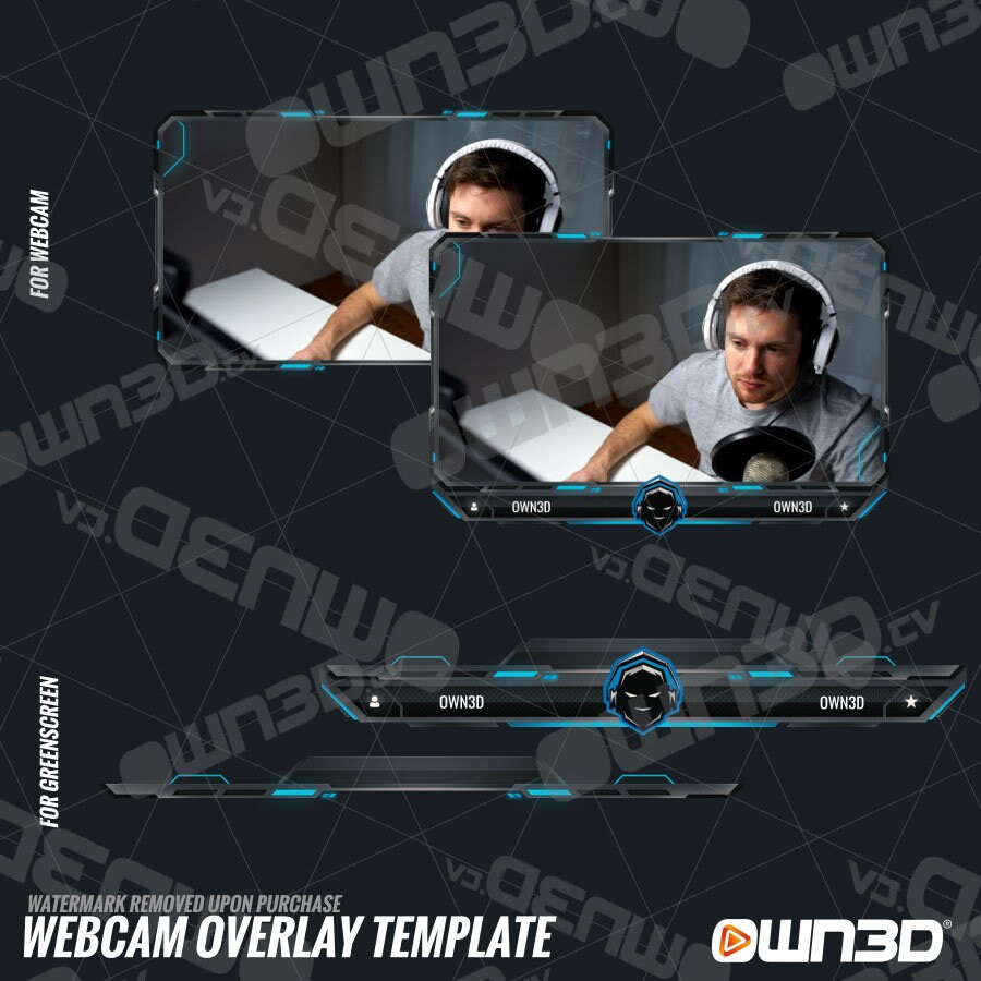 Animated Stream Overlay Package Gamerz [twitch | Kick | Youtube] - Etsy
