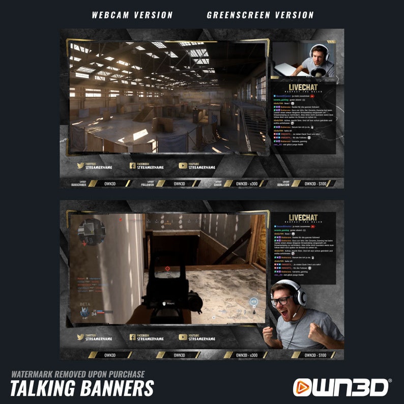 Animated Twitch Overlay Package Heavy [twitch | Kick | Youtube] - Etsy