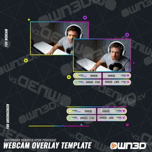 Chromatic Webcam Overlay / Animated Cam Template