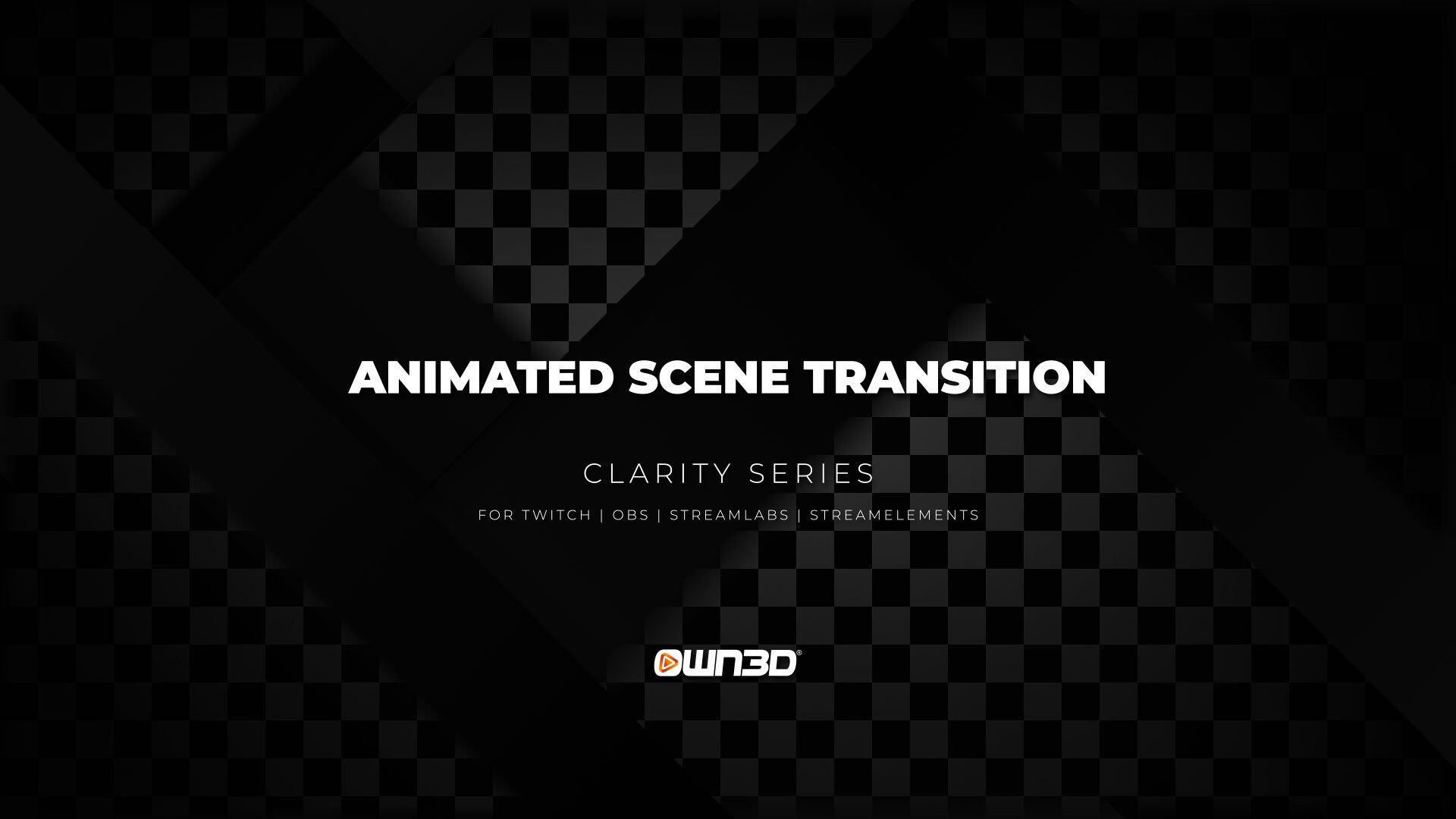 Animated Stream Overlay Package Clarity twitch Kick - Etsy