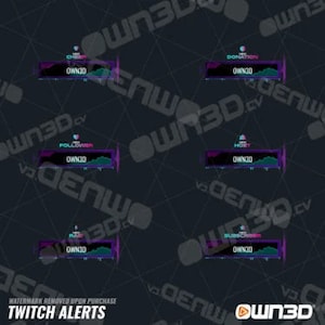 Bata alertas do Twitch