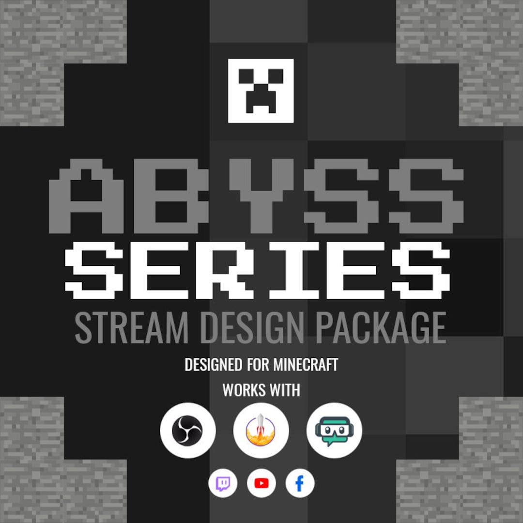Animated Twitch Overlay Package Abyss [twitch | Kick | Youtube] - Etsy