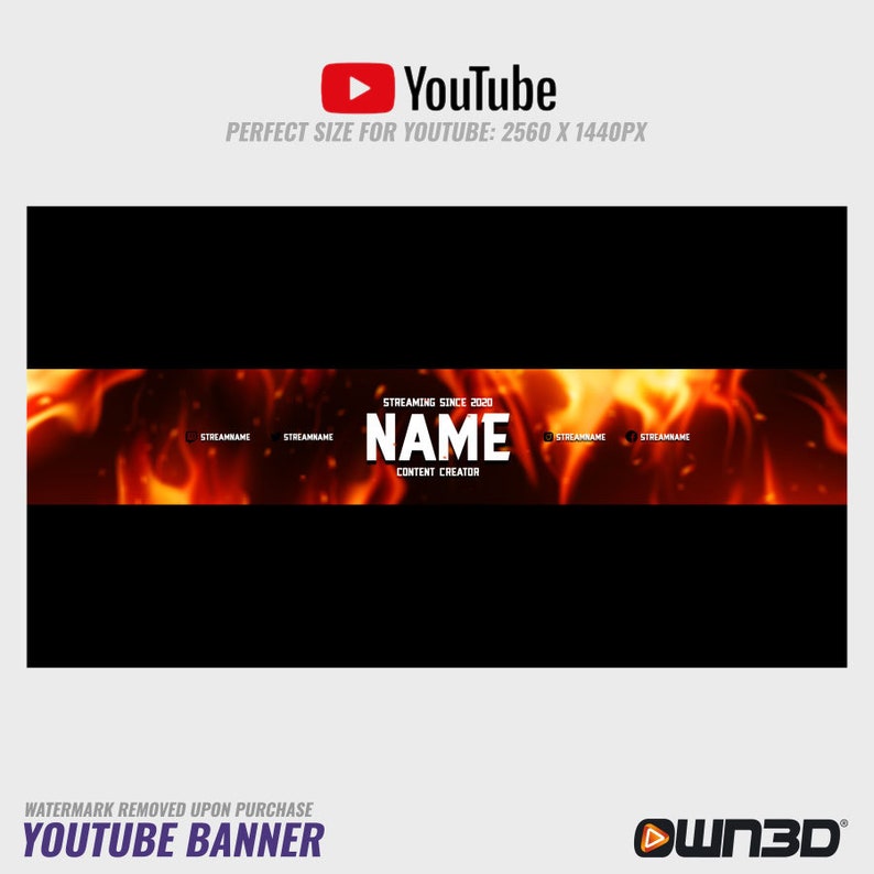 Animated Twitch Overlay Package Flames [twitch | Kick | Youtube] - Etsy