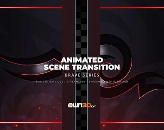 Transiciones de escenas de Twitch valientes