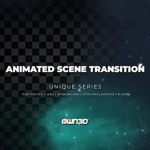 Unique Blue Twitch Scene Transitions