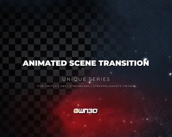 Unique Red Twitch Scene Transitions