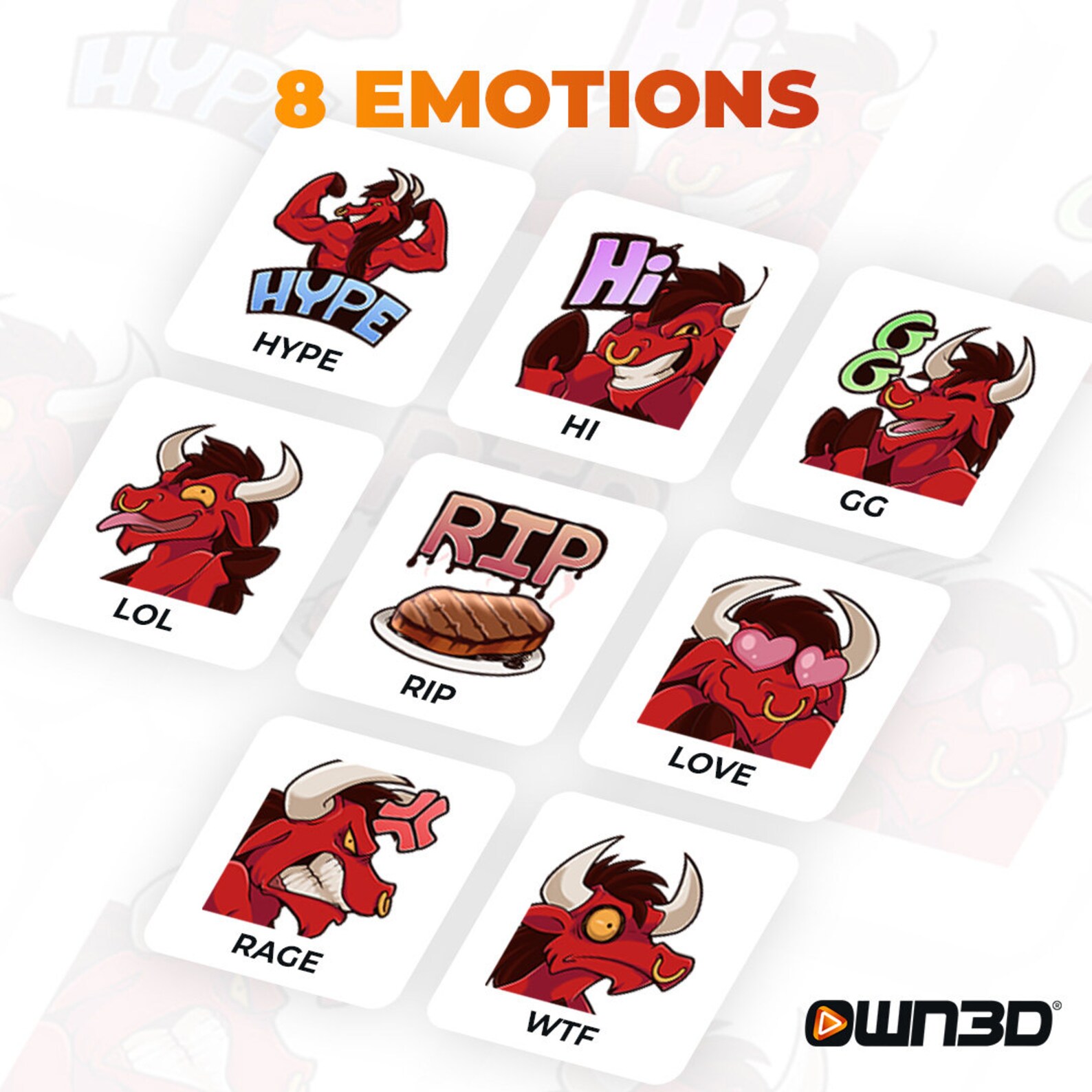 Red Bull Animated Sub Emotes - 8 Pack [twitch | Kick | Discord] - Etsy