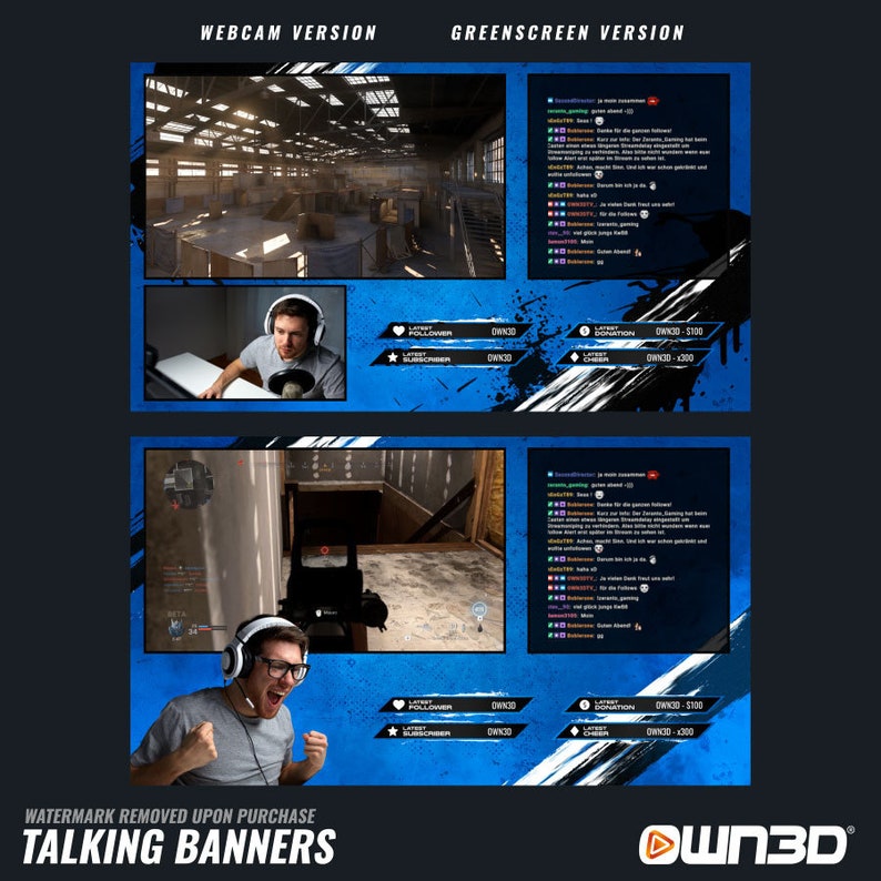 Animated Twitch Overlay Package Esports [twitch | Kick | Youtube] - Etsy