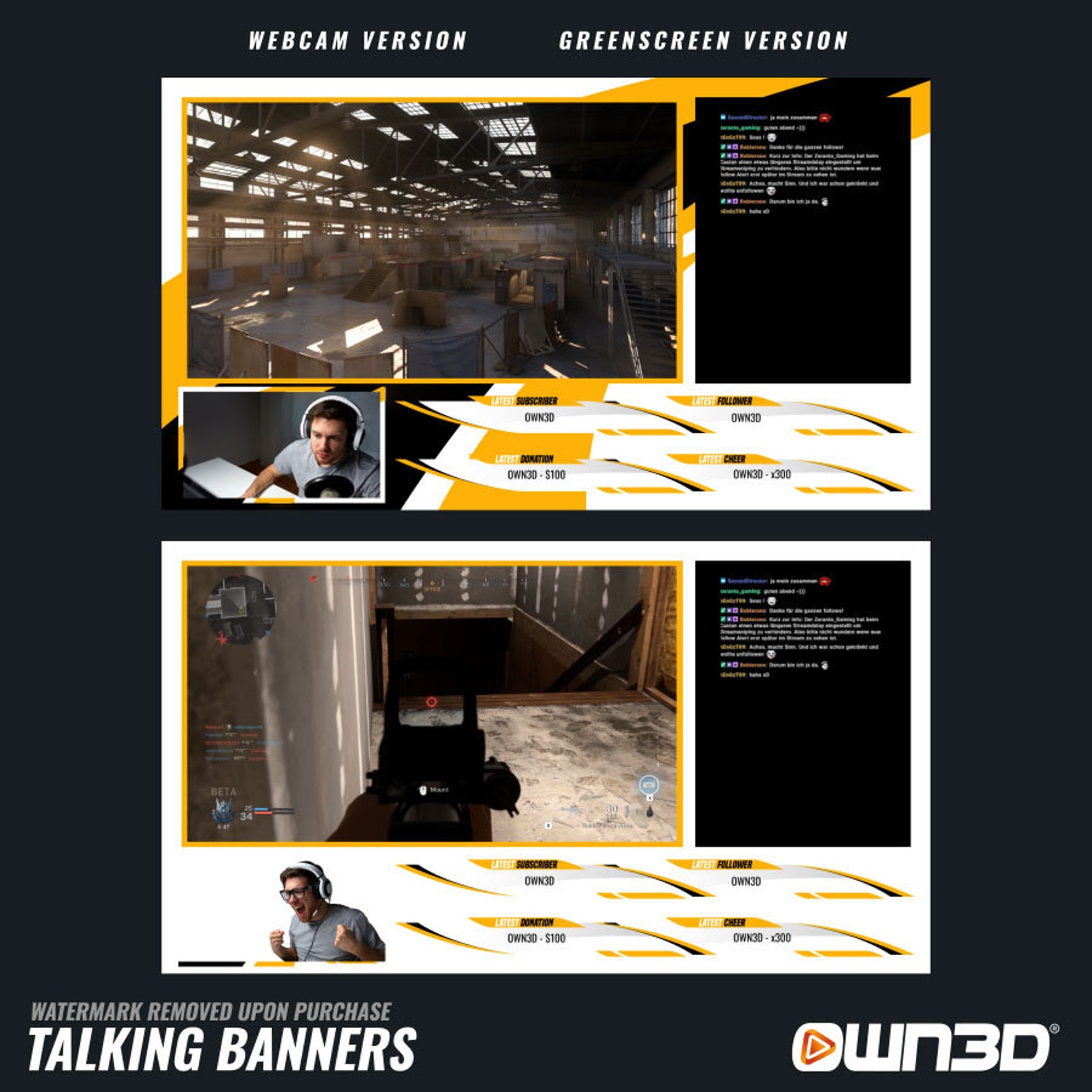 Animated Twitch Overlay Package Flex [twitch | Kick | Youtube] - Etsy