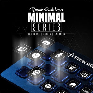 Minimalistische Stream Deck Icons