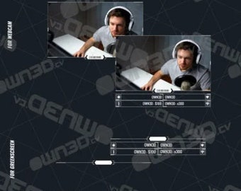 Minimal Webcam Overlay / Animated Cam Template