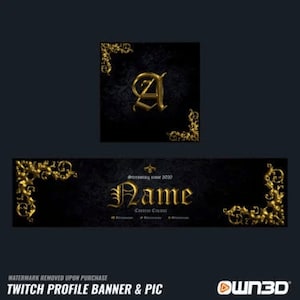 King Twitch Banners