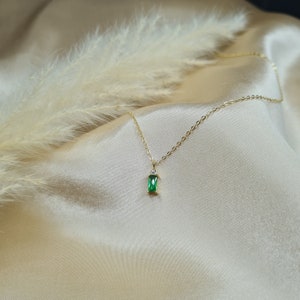 Elegant chic necklace in 925 sterling silver, chic minimalist vermeil