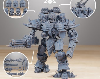 Defender MK2 - Pythonicus StationForge Miniatures - 1 Figure - Station Forge Miniatures Set - 28 mm Tabletop 3D Print