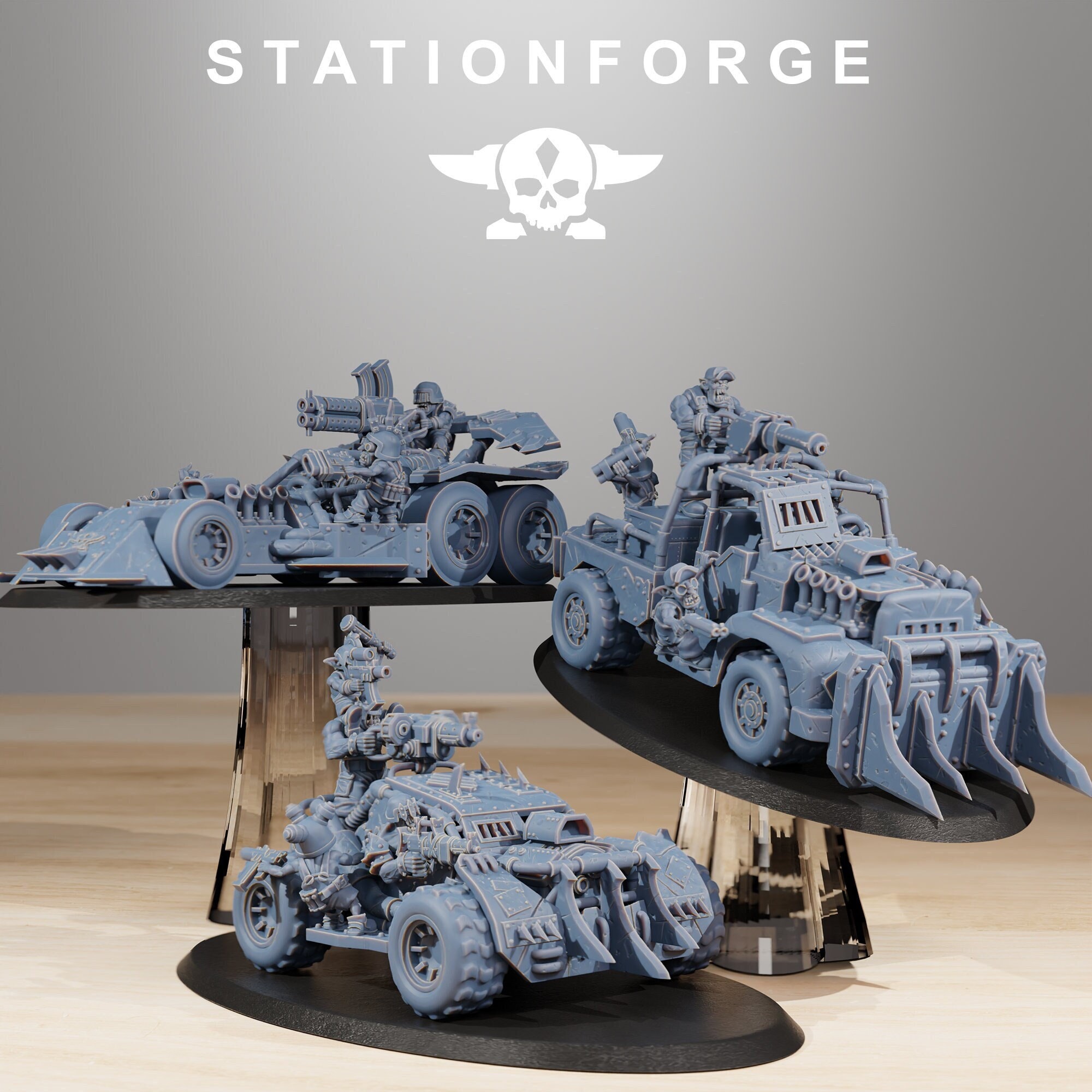 Orkaz Speedster Buggy - Orkaz Stationforge Miniatures - Orks 3
