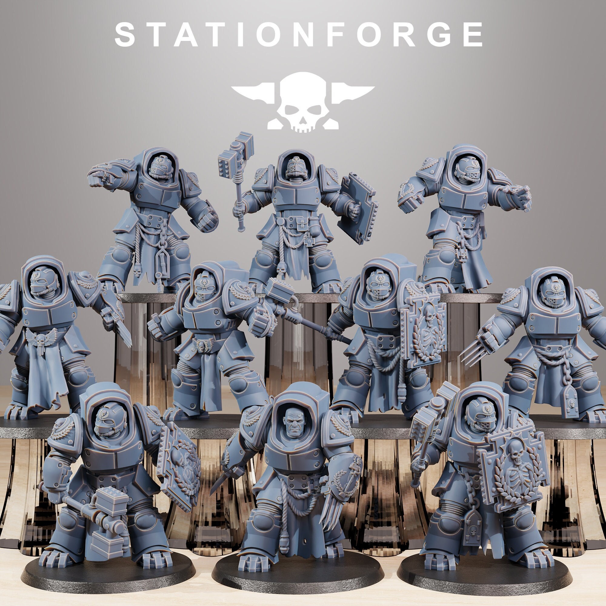 Vanguard Melee Unit - Socratis Stationforge Miniatures - 10