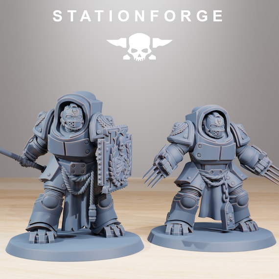 Vanguard Melee Unit - Socratis Stationforge Miniatures - 10