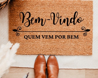Bem-Vindo Portuguese Welcome Mat