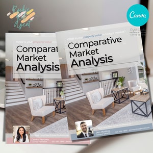 CMA Packet Real Estate Template | Modern Real Estate Comparative Market Analysis| Real Estate Printable Templates