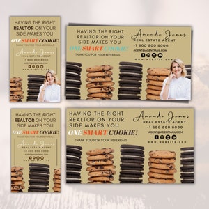 Cookies Pop By Tag für Makler - Marketing-Tool für Makler, bearbeitbare und digitale Download-Vorlagen