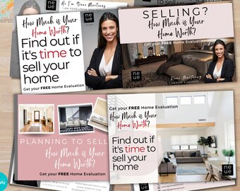 Real Estate Farming Postcard Templates: Editable Marketing (Downloadable)