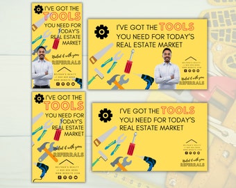 Realtor Home Tool Kit Pop By Tag: Editable Marketing Template (Digital Download)