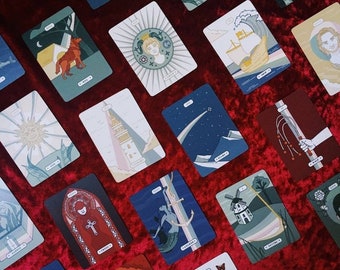 CARD DECK Arcana Iris Sacra Lenormand Deck With Instructions - Etsy