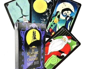 The Nightmare Before Christmas Tarot Print A4 Disney Jack Skellington
