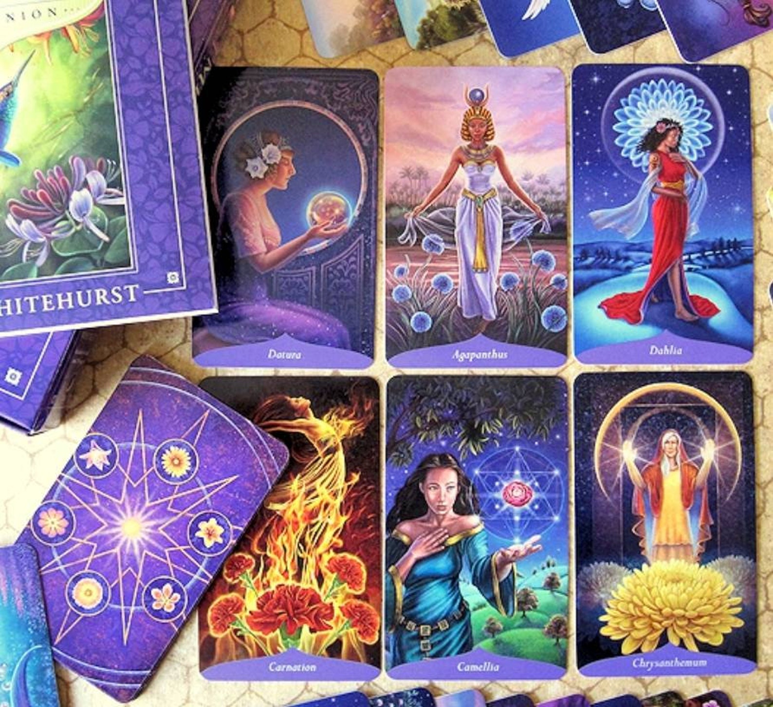 CARD DECK Magic of Flowers Oracle Deck and Guidebook Set 44 Etsy