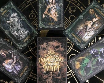 78PCS Fantasy Gothic Oracle Tarot Card Party Board Games Tarot Cards Deck  for Alchemy 1977 England Family Entertainment - Wish