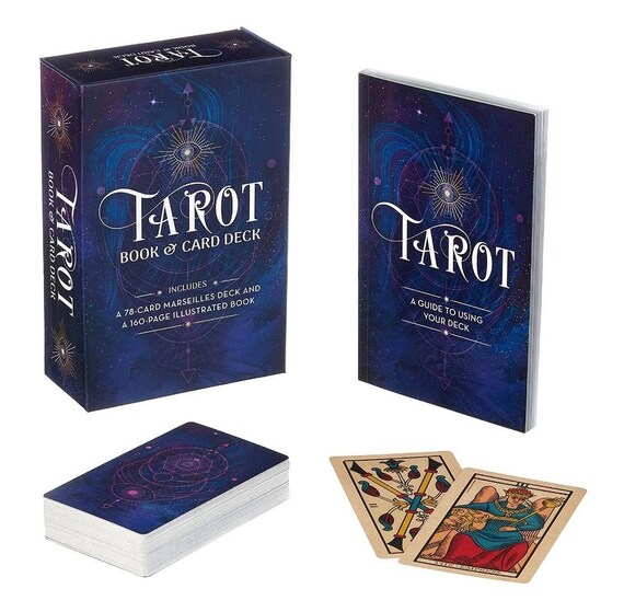 TAROT KIT Tarot Book & Card Box Kit includes 78 Card Etsy
