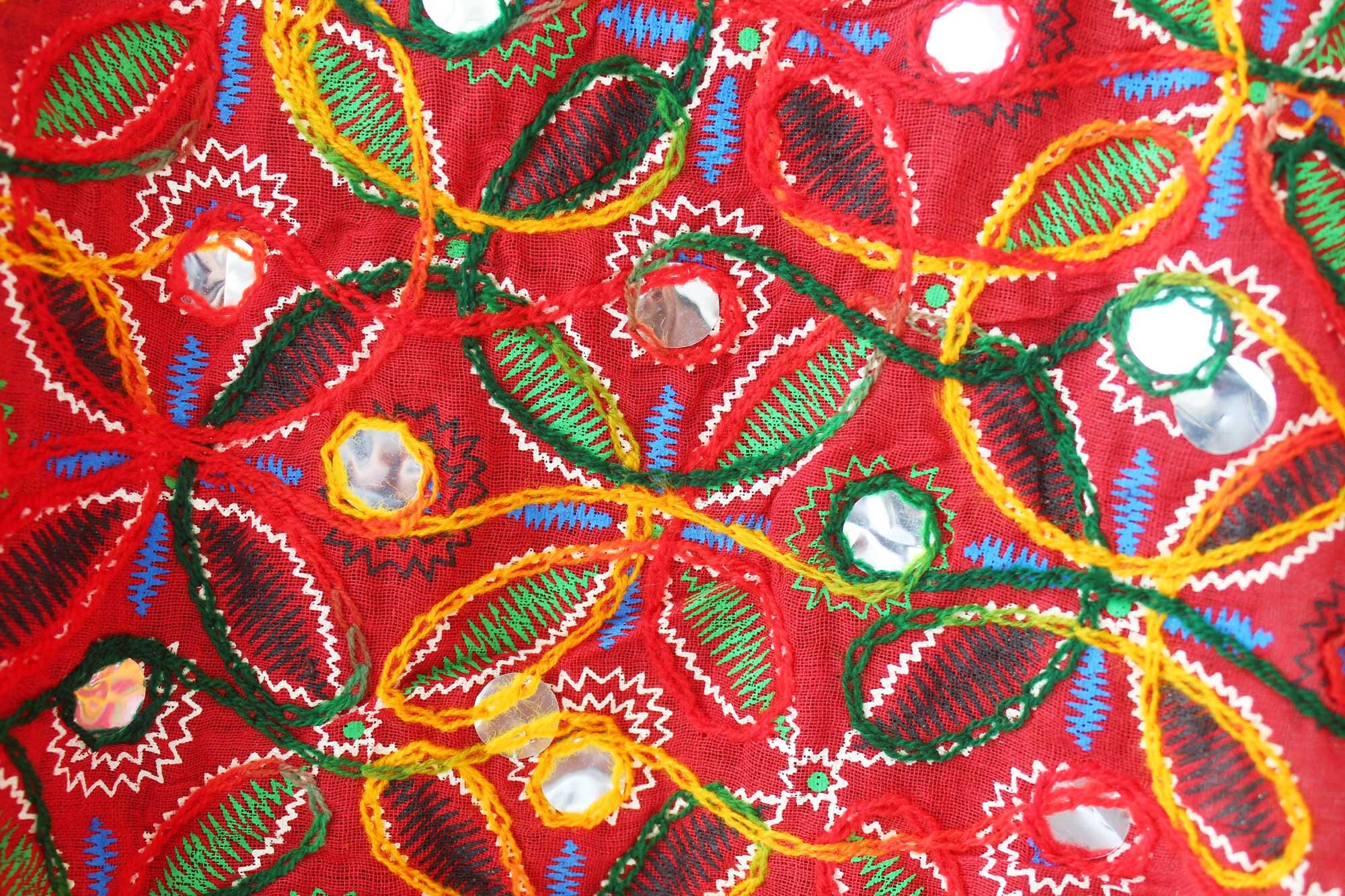 Hand Embroidered Phulkari Dupatta Colourful Floral Design - Etsy