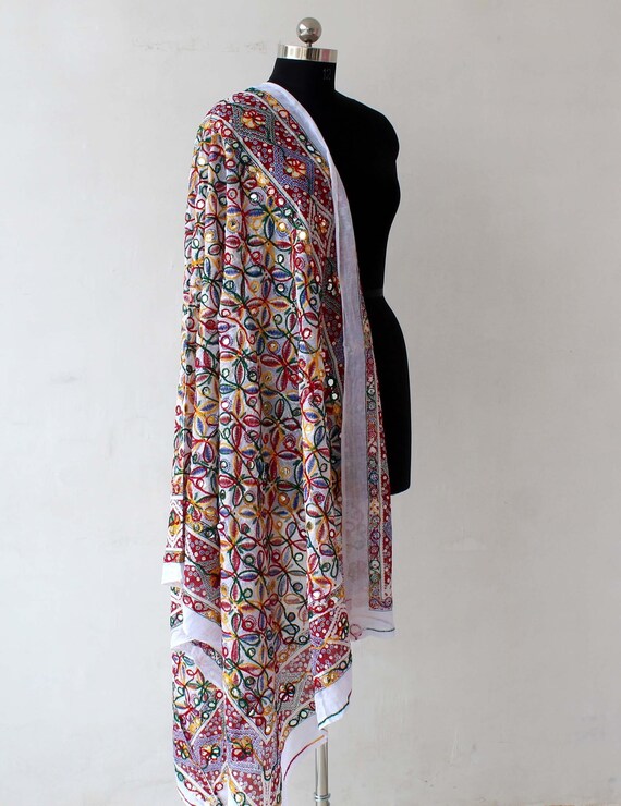 phulkari scarf