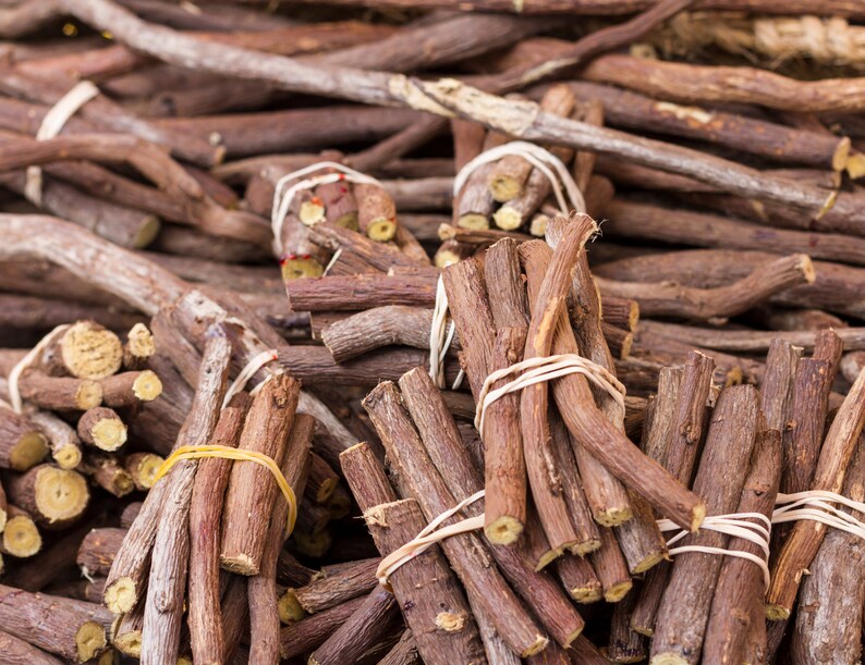 Organic Licorice Root Sticks Chewing Sticks Dental Chew Etsy
