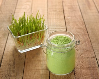 Organic Wheat Grass Powder, No Additives, Natural Grass Powder, Superior Quality {Certified Product}