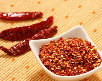 Organic Red Chili Flakes, Chili Pepper Flakes, Pimienta Roja, Superior Quality {Certified Product}