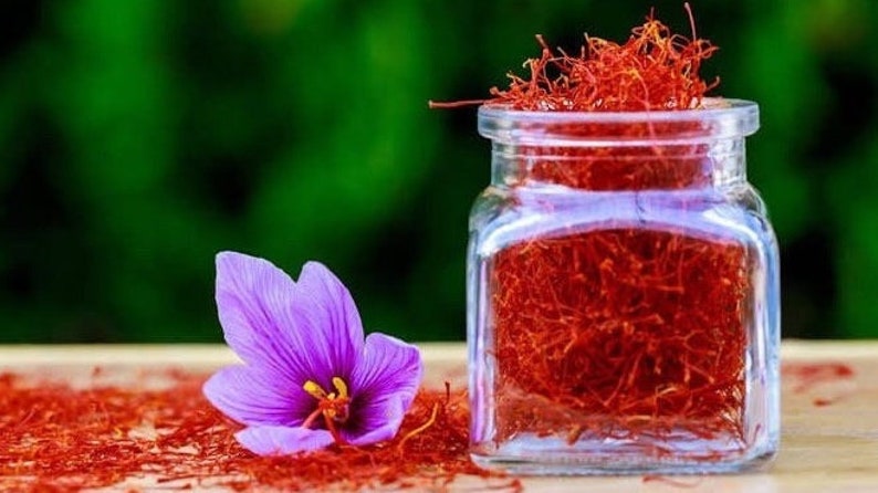 Organic Saffron Natural Kesar Corocus Sativus 100% Pure and natural premium Saffron Indian image 1