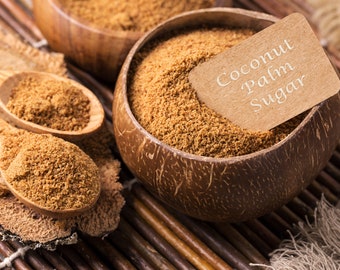Organic Coconut Palm Sugar, Coconut Brown Sugar, Superior Quality {Certified Product}