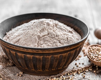 Organic Buckwheat Flour, Gluten Free, Buckwheat Powder, 100% Organic and Natural