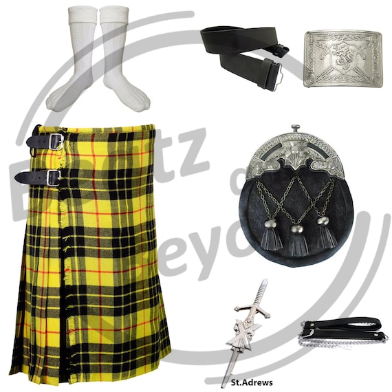 Traje de falda escocesa tradicional de tartán escocés para - Etsy España