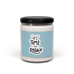 Relaxing Scented Soy Candle - Perfect for Self-Care, Gifts, Home Decor, Meditation, Spa Days