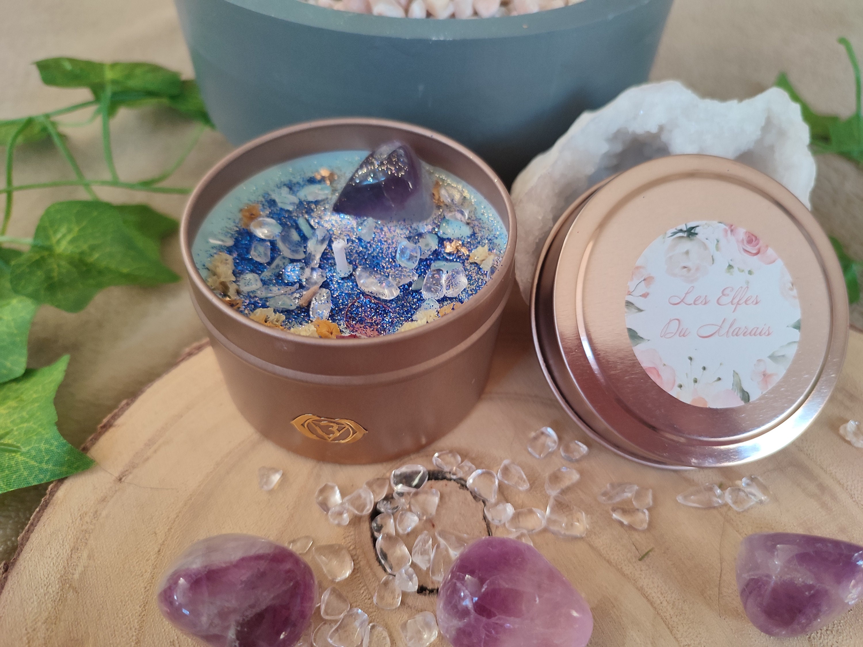 Bougie Thérapeutique Chakra 3 Ème Oeil