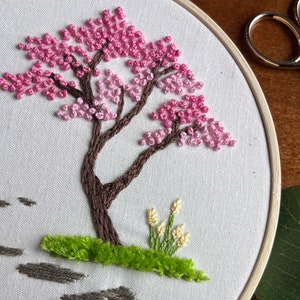 PDF Pattern 6 Dogwood Garden Path DIY Spring Craft Ideas DIY Hand Embroidery Design Spring Garden Embroidery Dogwood Flowers image 7