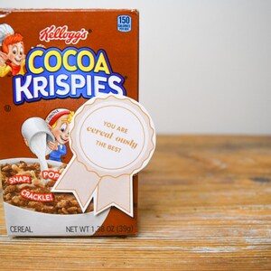You are cereal-ously the best - Gift Tag in Beige