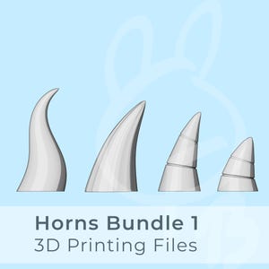 Horns Bundle Pack 1 | 3D Model Stl Files